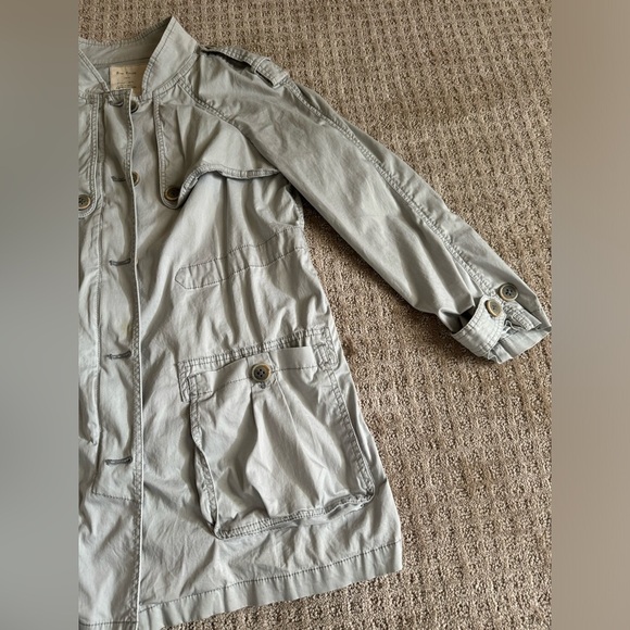 Free People utility cargo jacket full-zip button front size xs - Picture 10 of 14